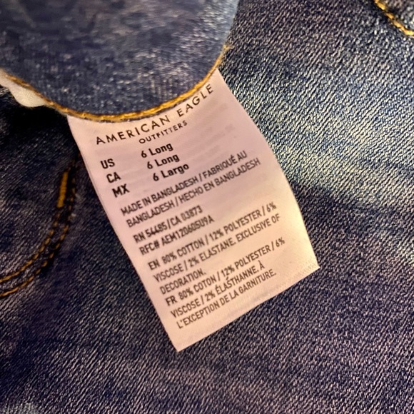American Eagle Low Rise Jeggings Size 6 Long - Picture 5 of 5
